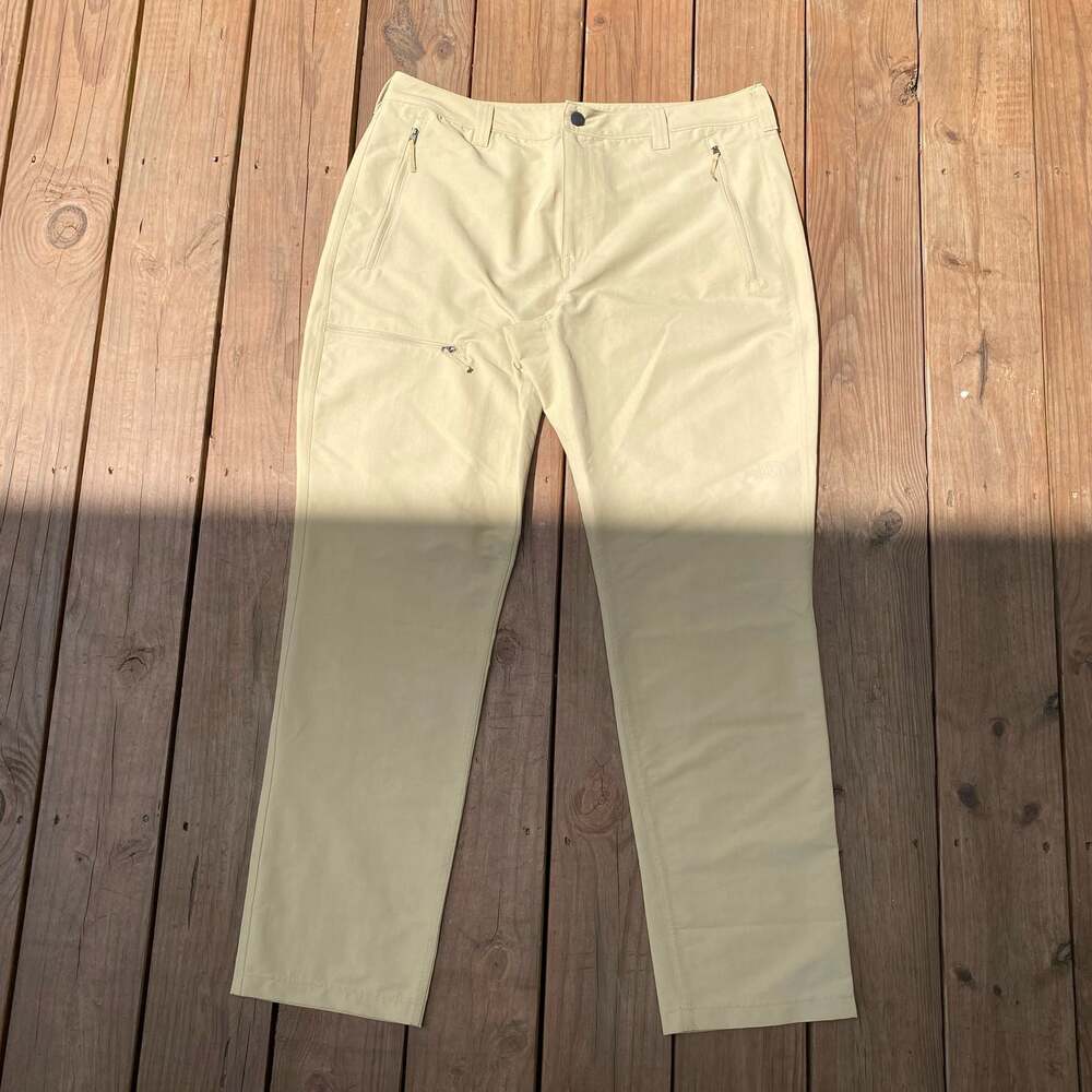 The North Face Men's Beige Casual Tech Pants Size 38 Regular